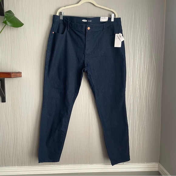 Old Navy Jeans Women’s size 18 Super Skinny Denim Blue Stretch - Picture 1 of 8